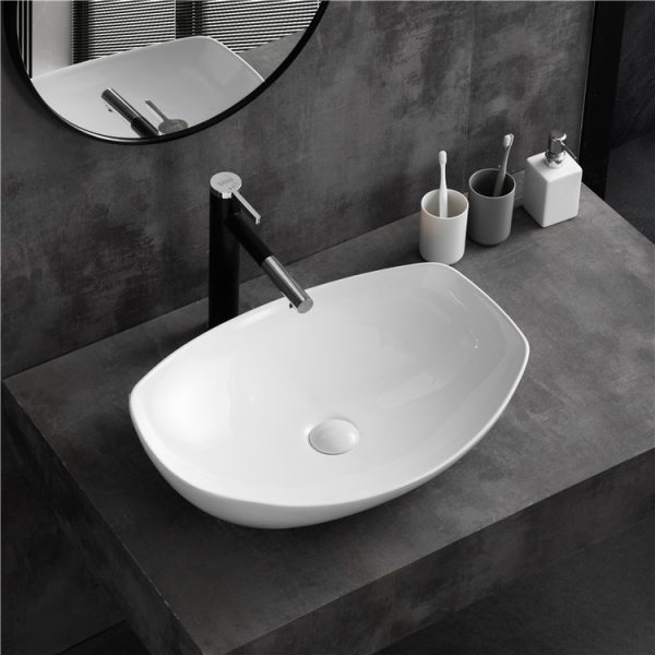 Chậu Lavabo đặt bàn Kramer KL-543W